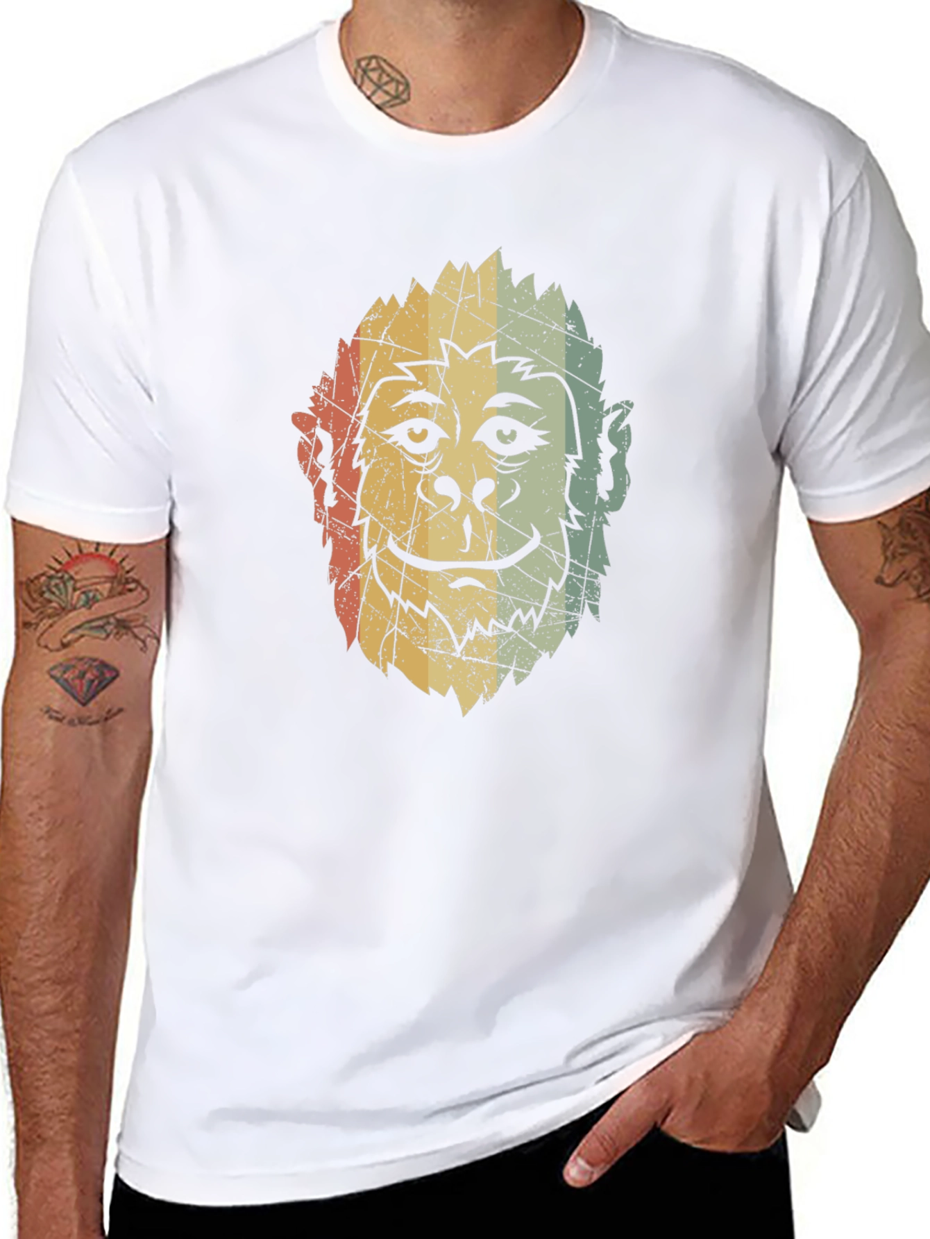 Retro Bigfoot T-Shirt - Sasquatch Graphic Tee