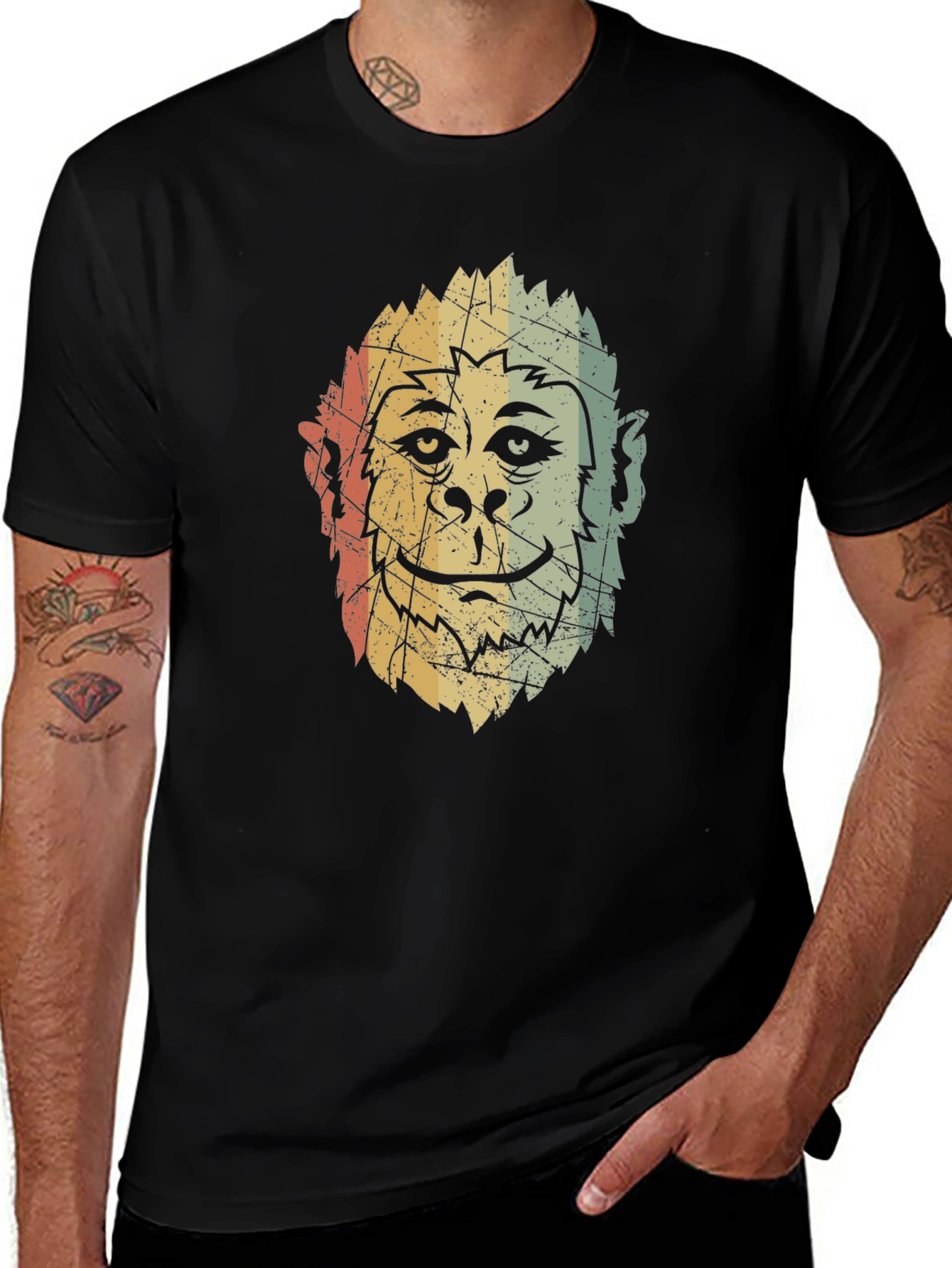 Retro Bigfoot T-Shirt - Sasquatch Graphic Tee