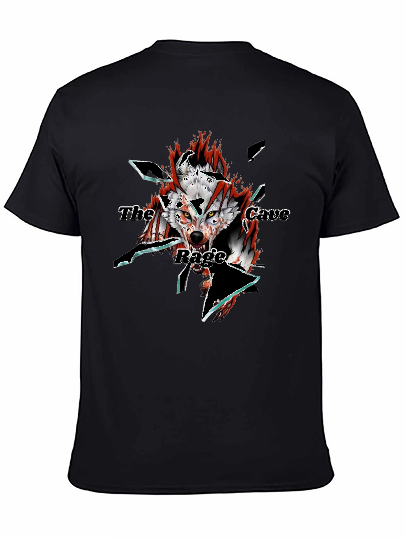 The Cave Rage Graphic Tee - Mens Black T-Shirt