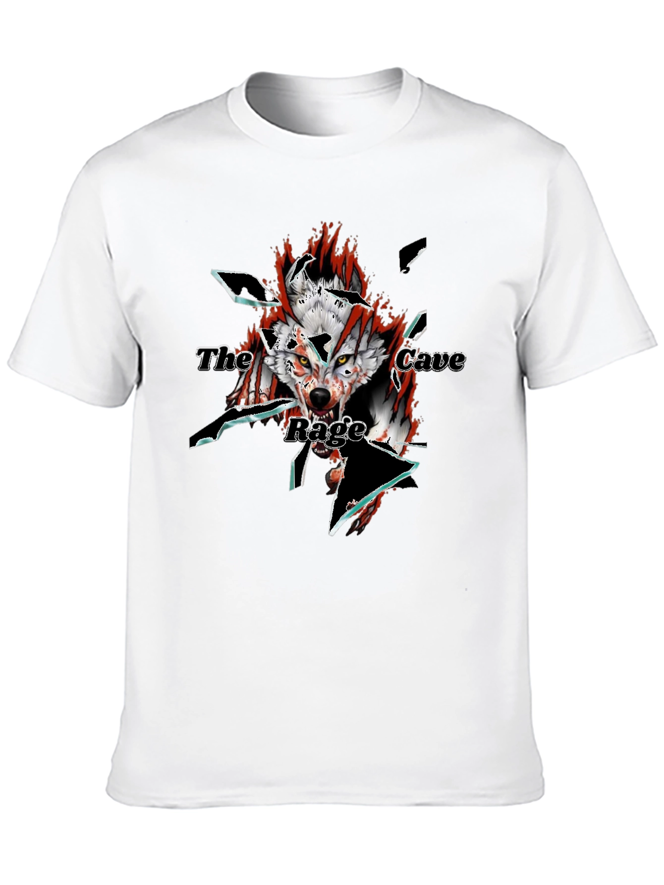 The Cave Rage Graphic Tee - Mens Black T-Shirt