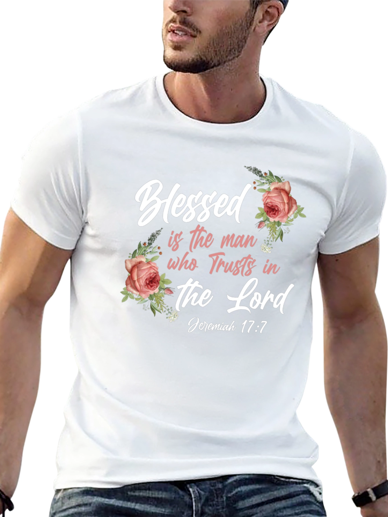 Blessed is the Man T-Shirt - Christian Faith Tee