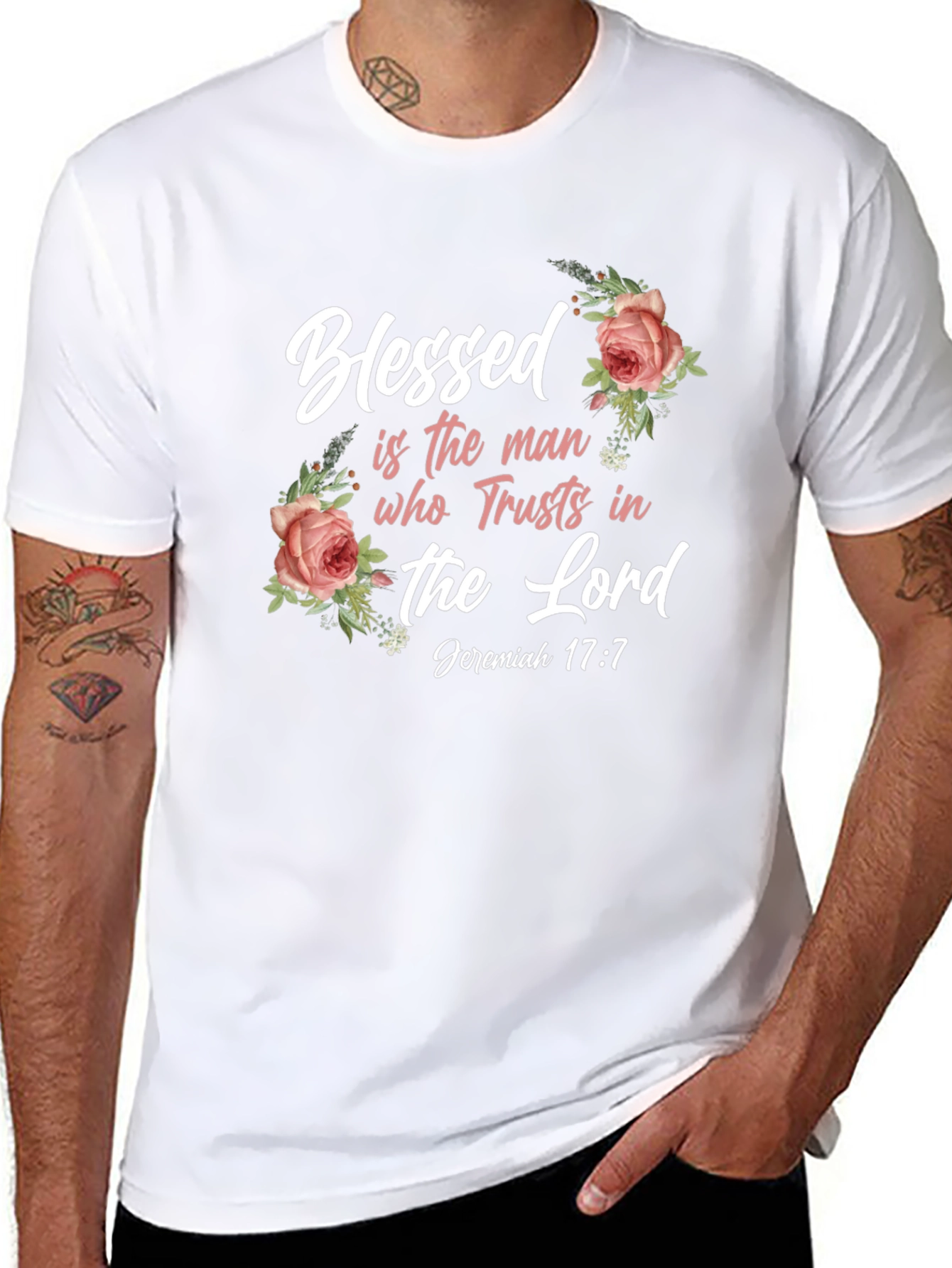 Blessed is the Man T-Shirt - Christian Faith Tee