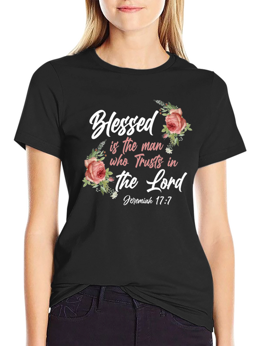 Blessed is the Man T-Shirt - Christian Faith Tee