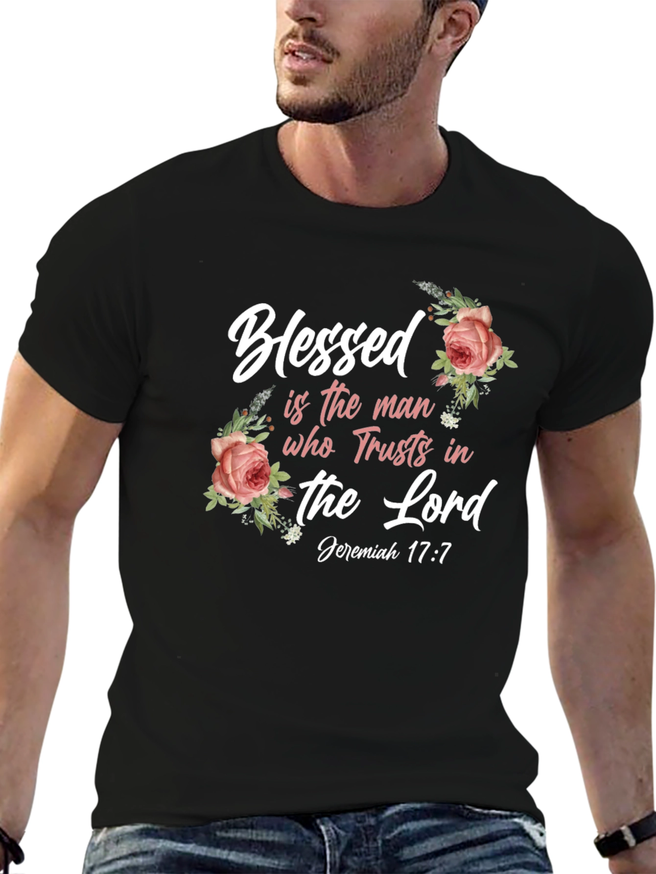 Blessed is the Man T-Shirt - Christian Faith Tee