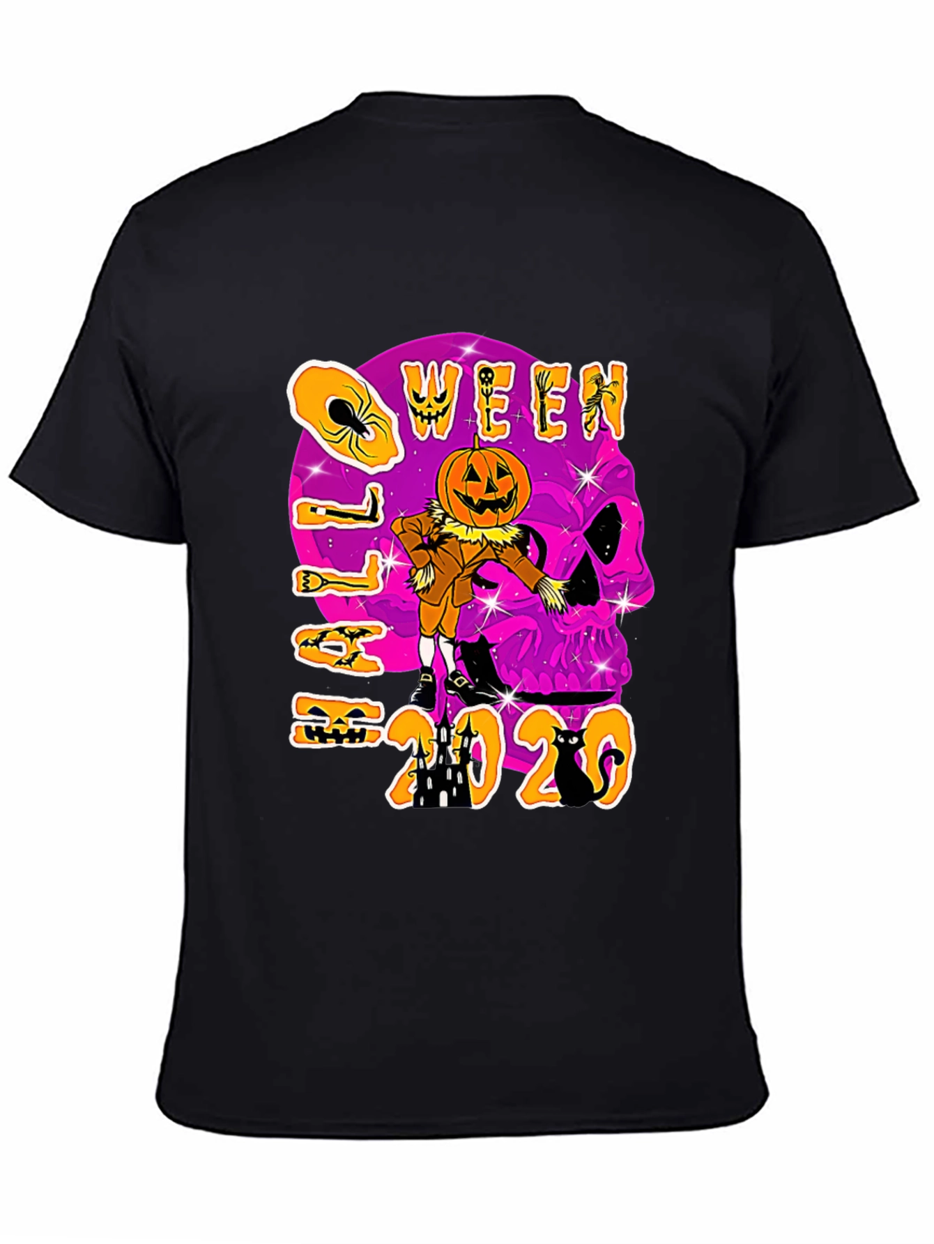 Halloween 2020 T-Shirt Skull Pumpkin Scarecrow