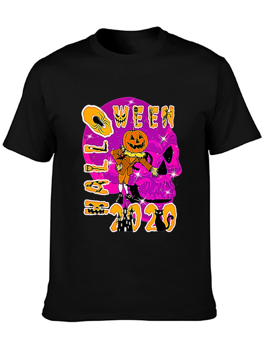 Halloween 2020 T-Shirt Skull Pumpkin Scarecrow