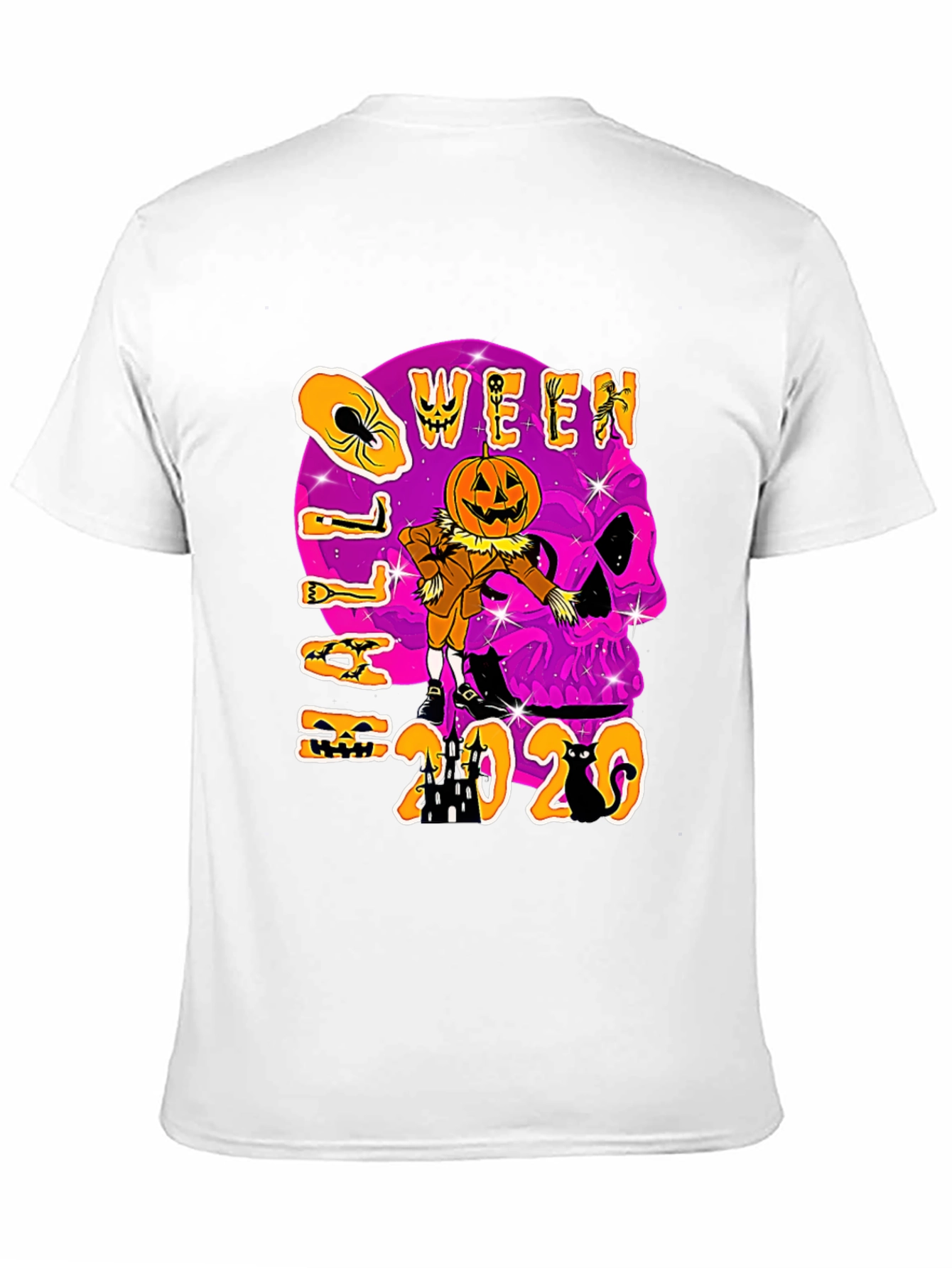 Halloween 2020 T-Shirt Skull Pumpkin Scarecrow