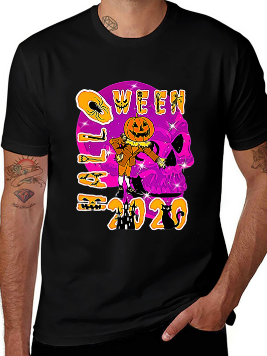 Halloween 2020 T-Shirt Skull Pumpkin Scarecrow