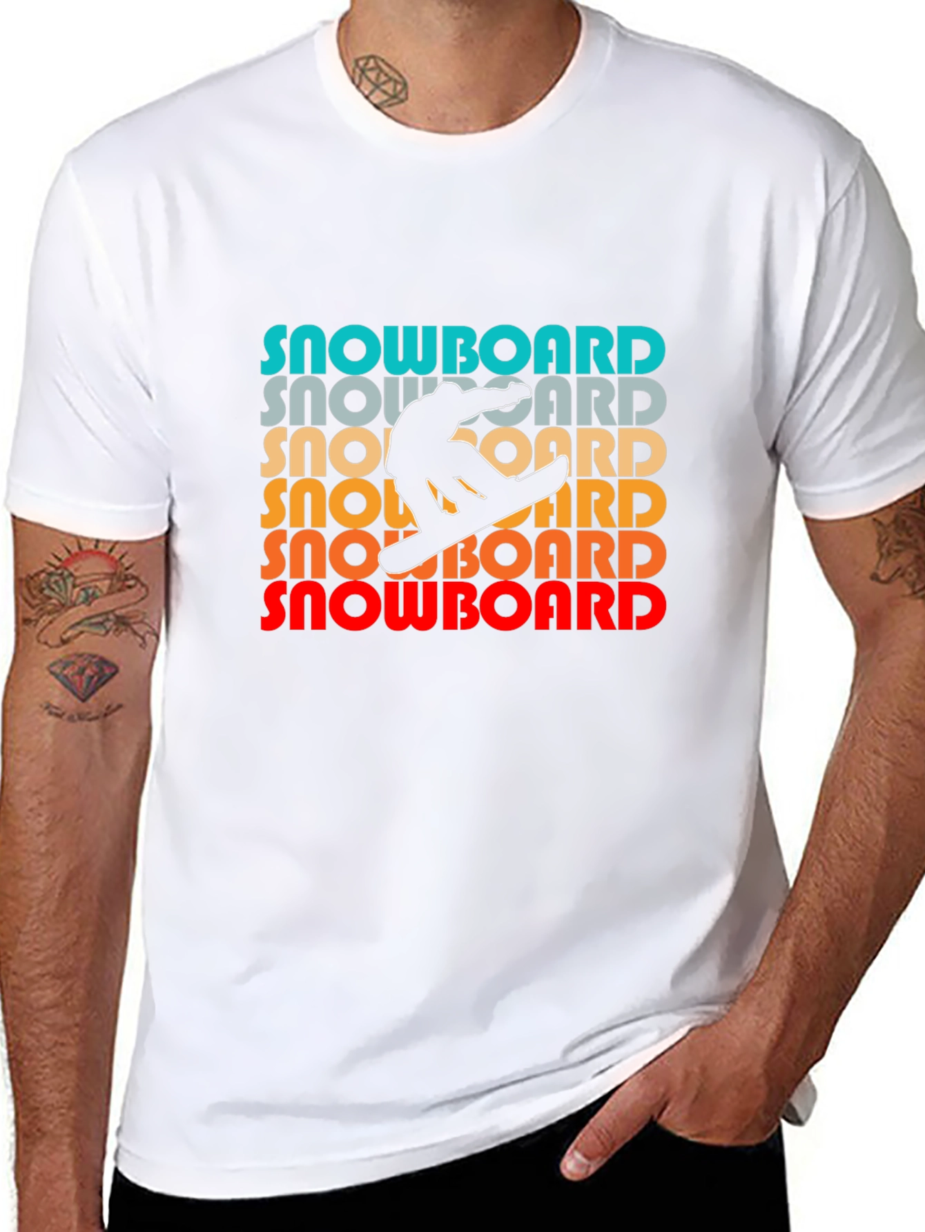 Retro Snowboard T-Shirt