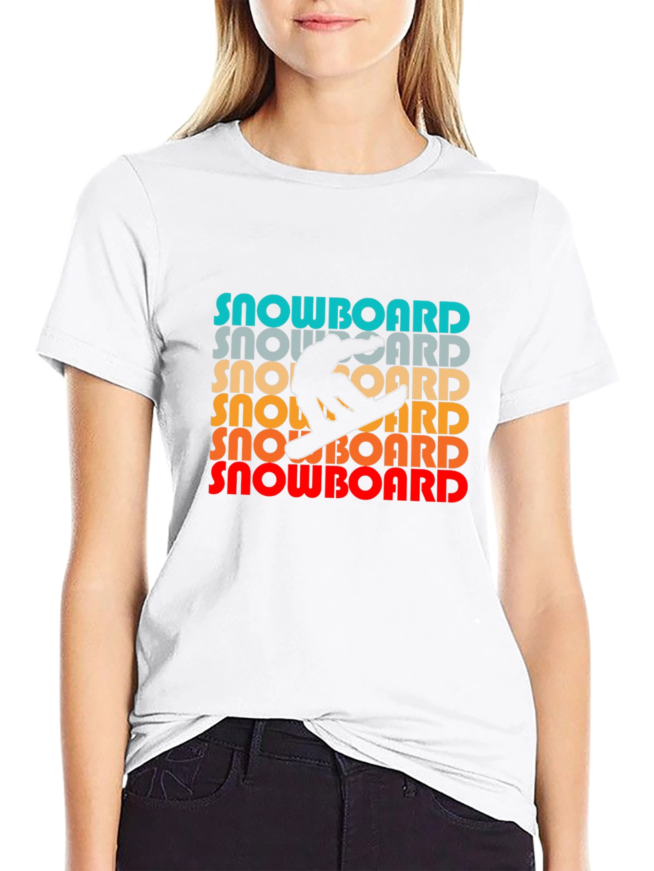 Retro Snowboard T-Shirt