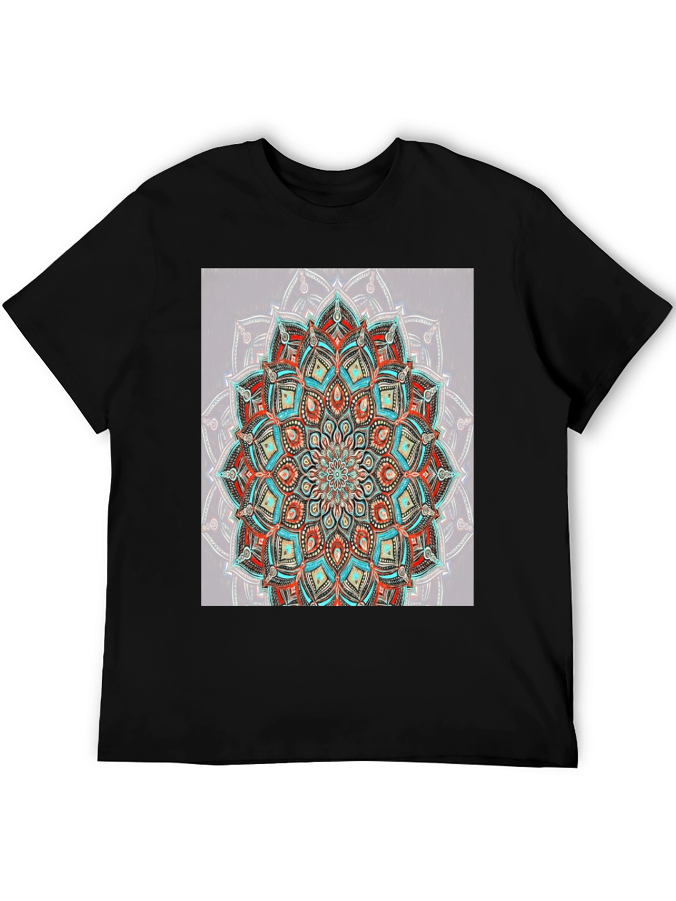 Mandala Print Tee - Stylish Graphic T-Shirt