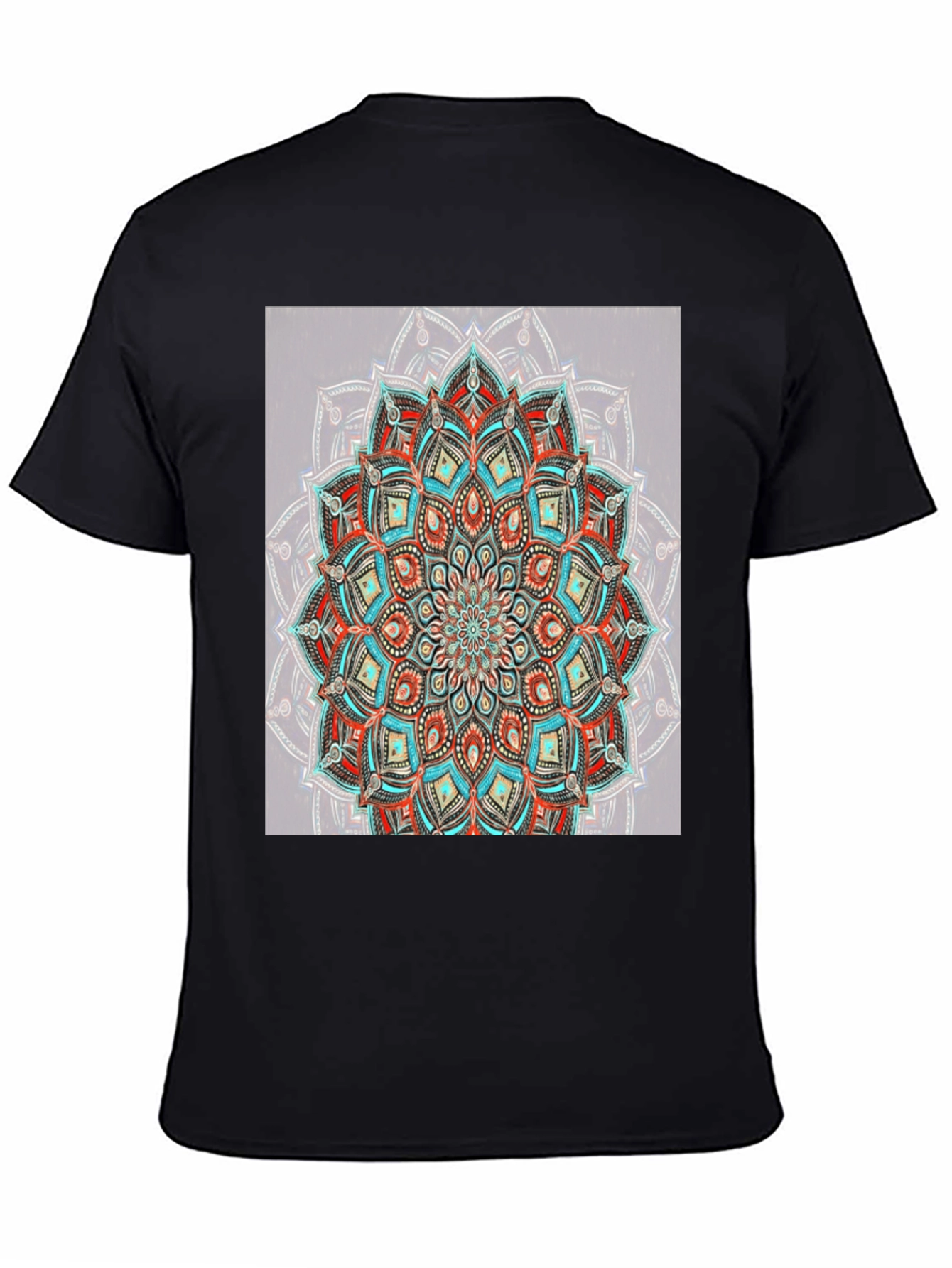 Mandala Print Tee - Stylish Graphic T-Shirt