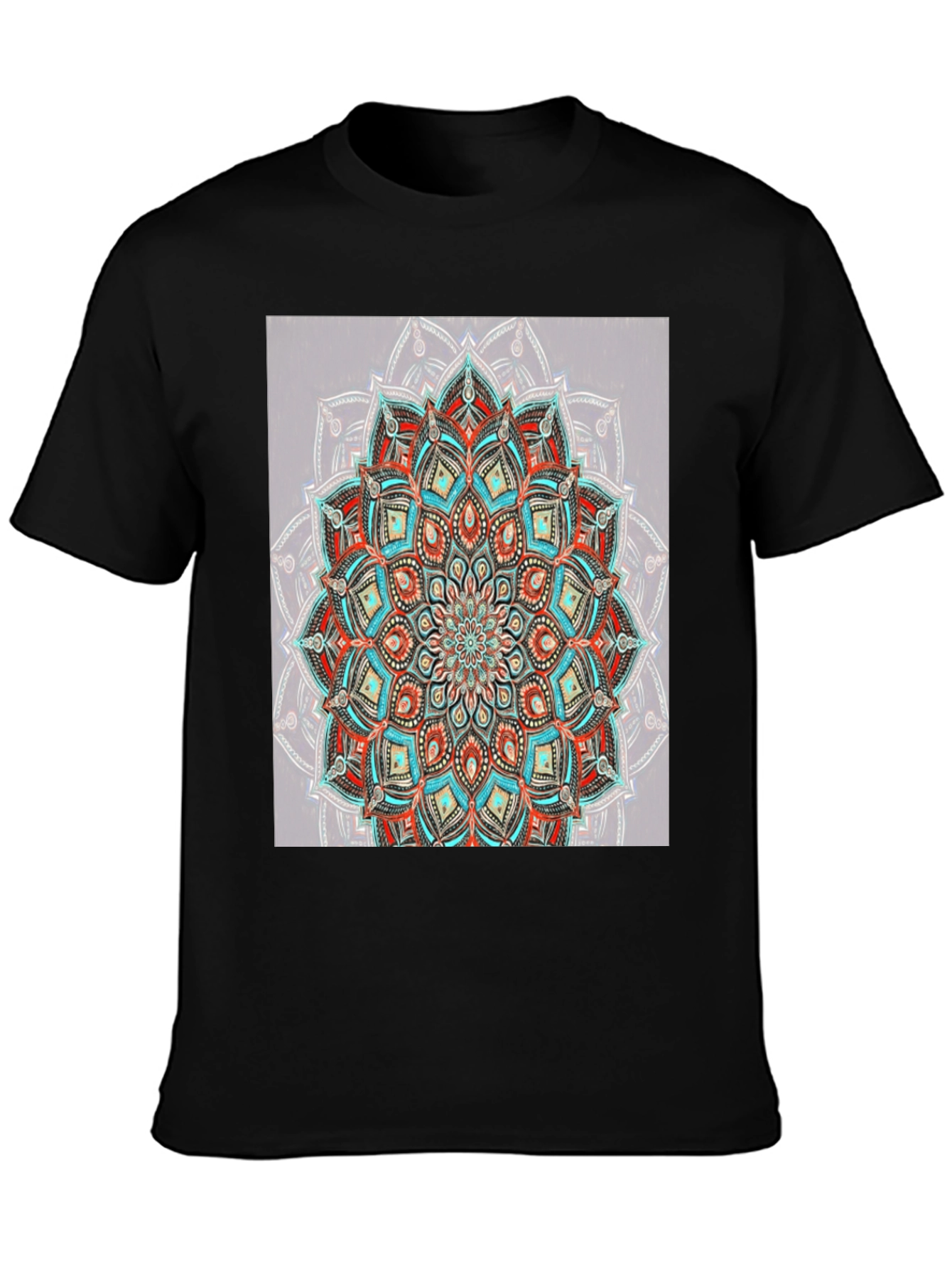 Mandala Print Tee - Stylish Graphic T-Shirt