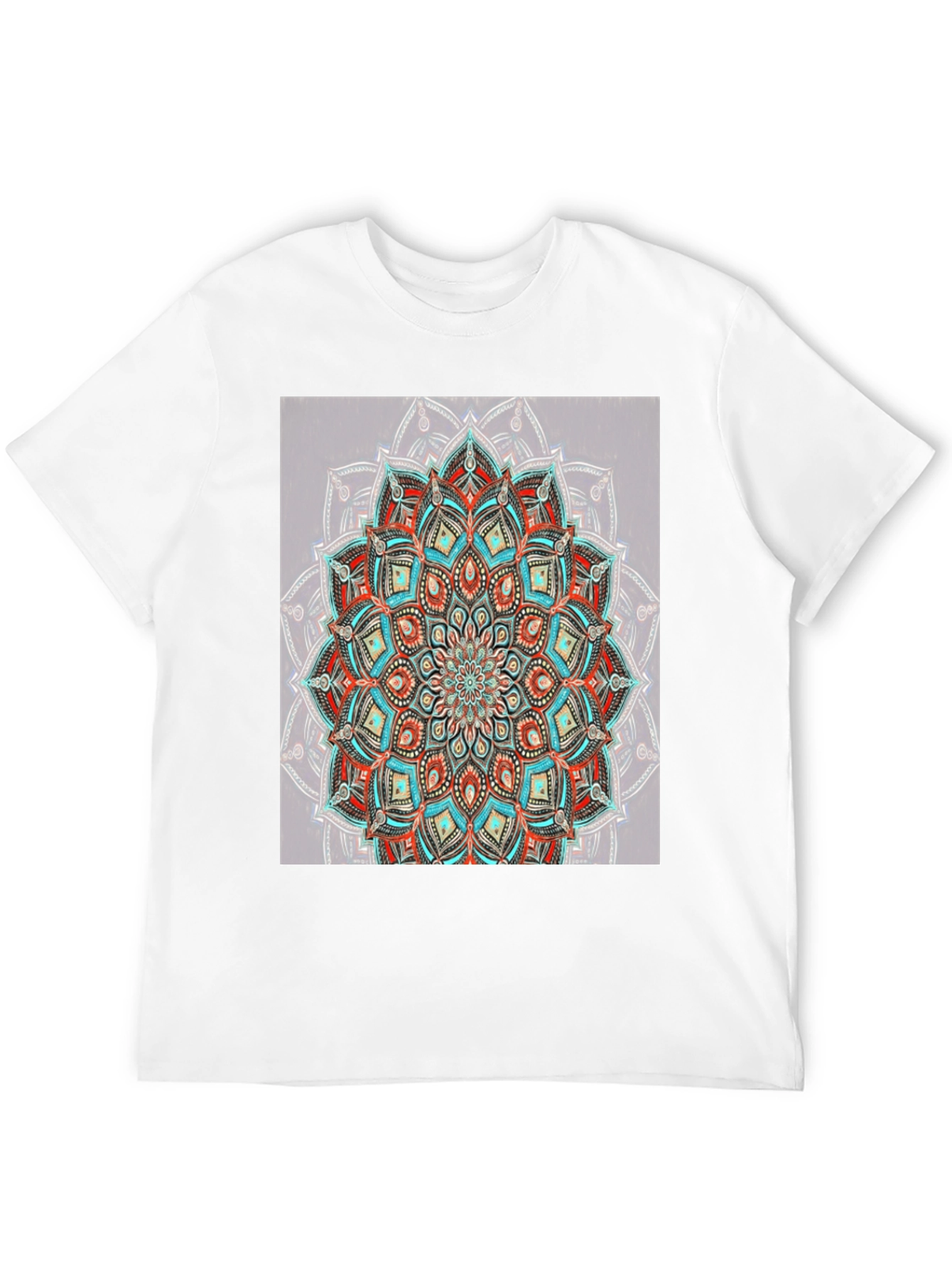 Mandala Print Tee - Stylish Graphic T-Shirt