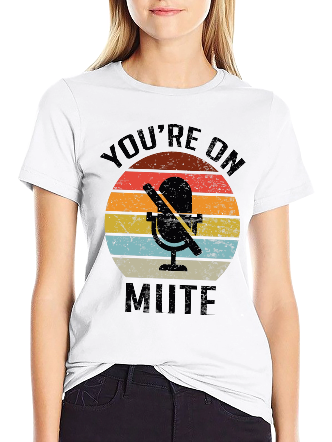 Youre On Mute Retro Graphic Tee