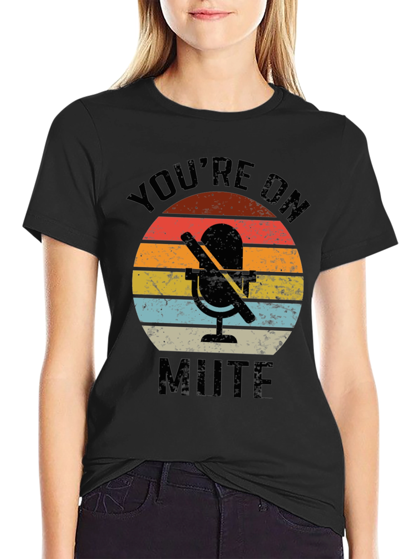 Youre On Mute Retro Graphic Tee