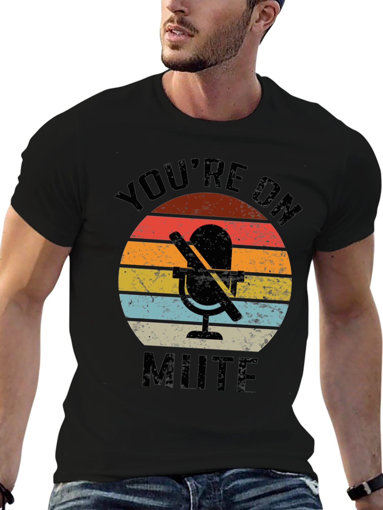 Youre On Mute Retro Graphic Tee