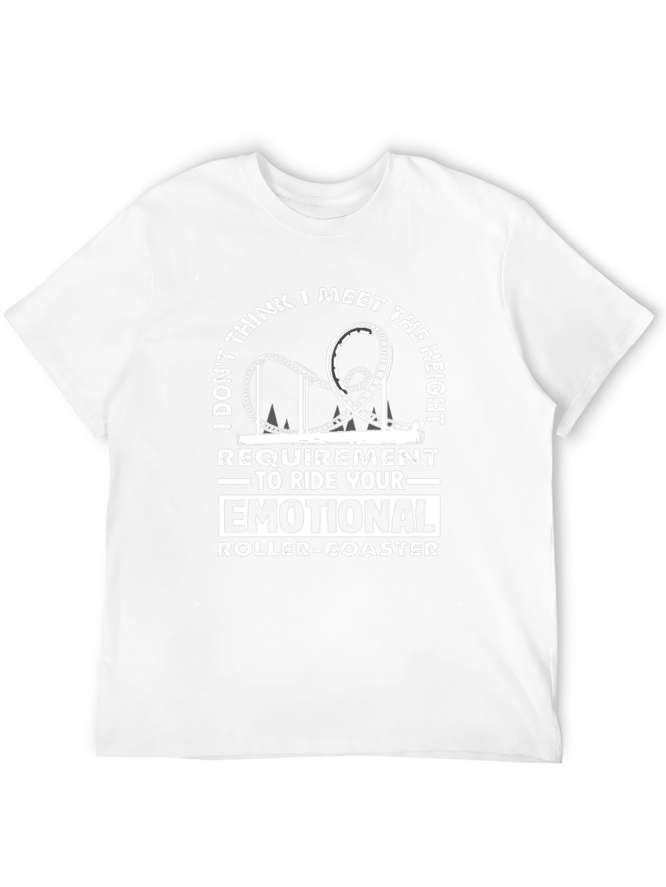 Emotional Roller Coaster T-Shirt - Funny Sarcastic Tee