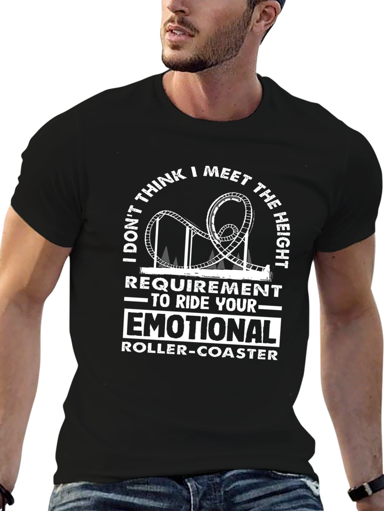 Emotional Roller Coaster T-Shirt - Funny Sarcastic Tee