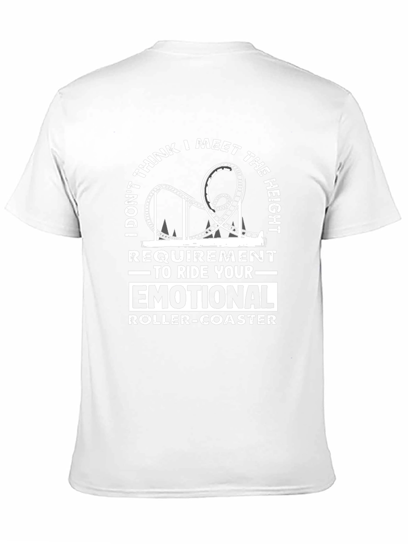 Emotional Roller Coaster T-Shirt - Funny Sarcastic Tee