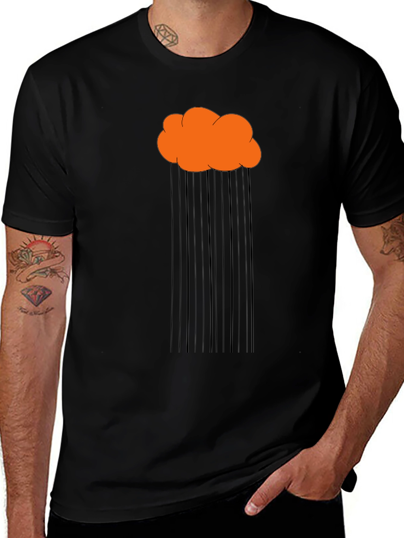 Rainy Day Cloud Graphic T-Shirt
