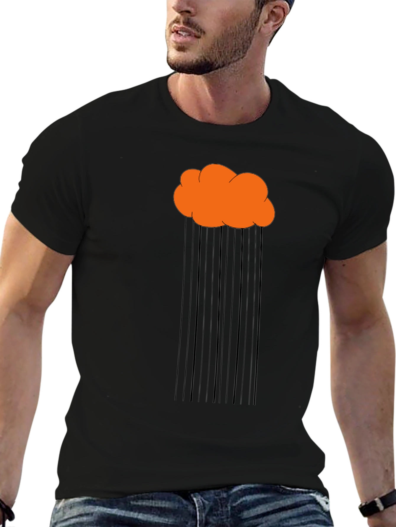 Rainy Day Cloud Graphic T-Shirt