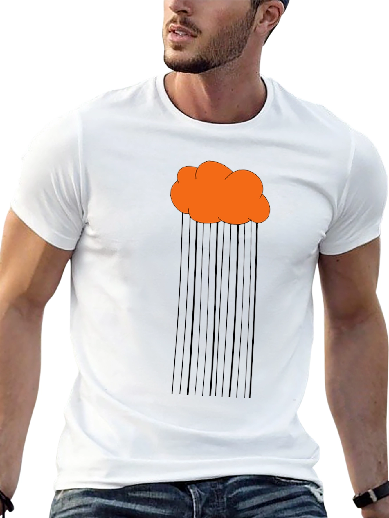 Rainy Day Cloud Graphic T-Shirt