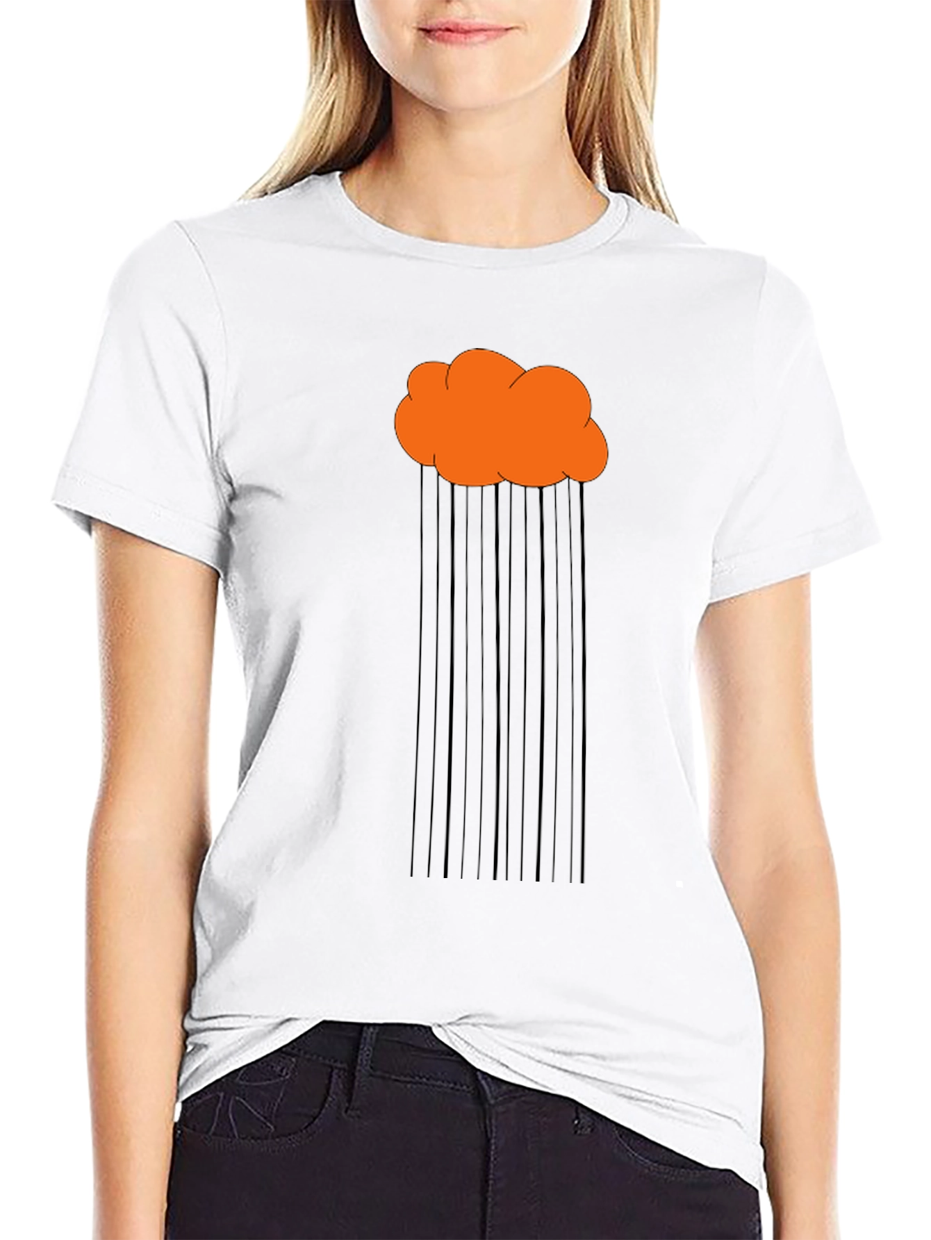 Rainy Day Cloud Graphic T-Shirt