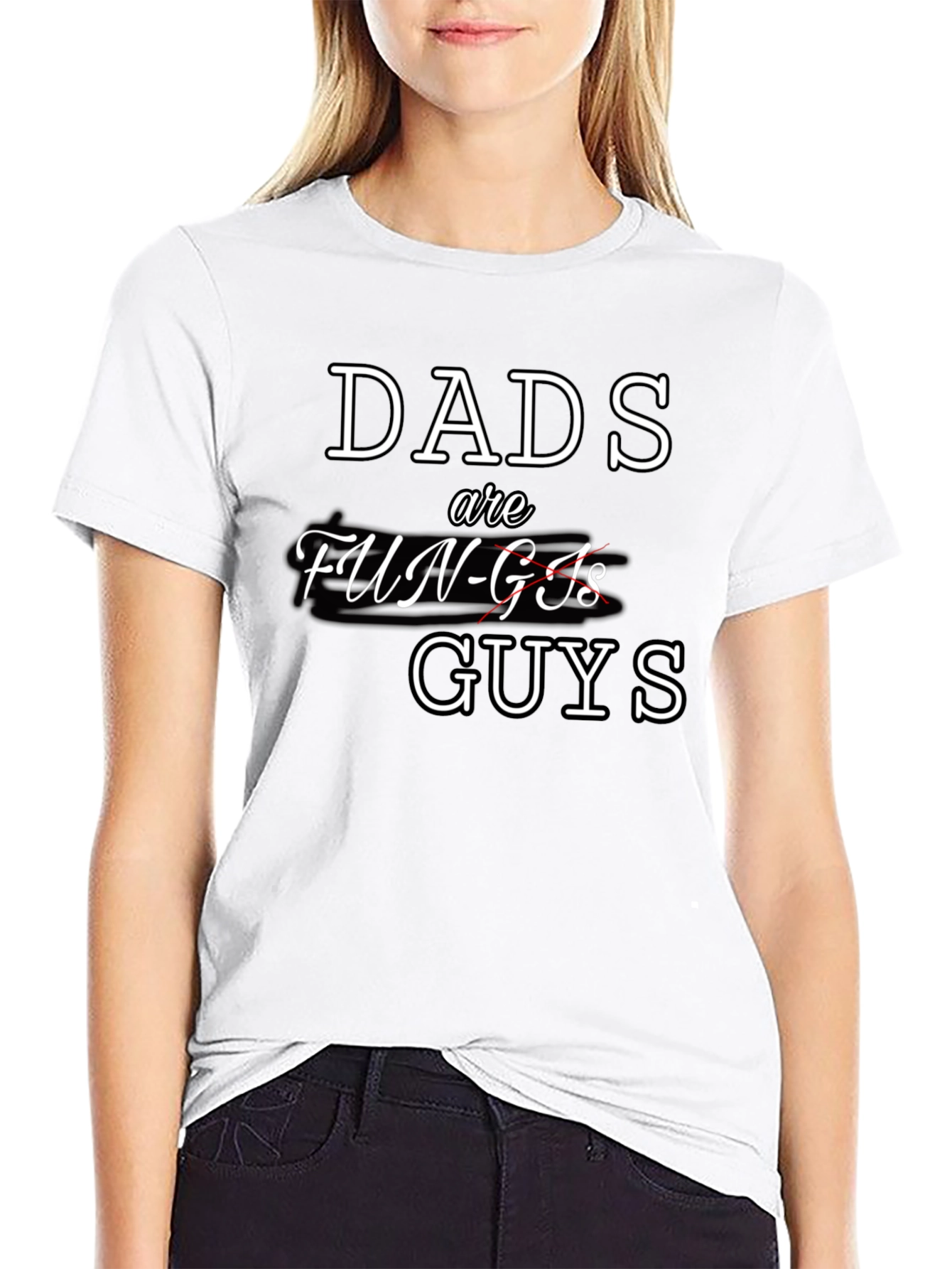Dads are Guys T-Shirt Fun-Gi Pun Tee