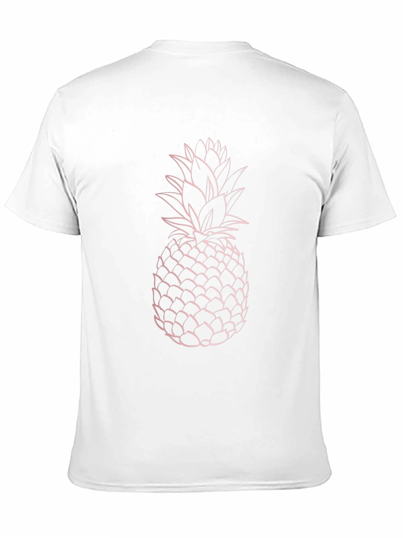 Pineapple Graphic Black T-Shirt