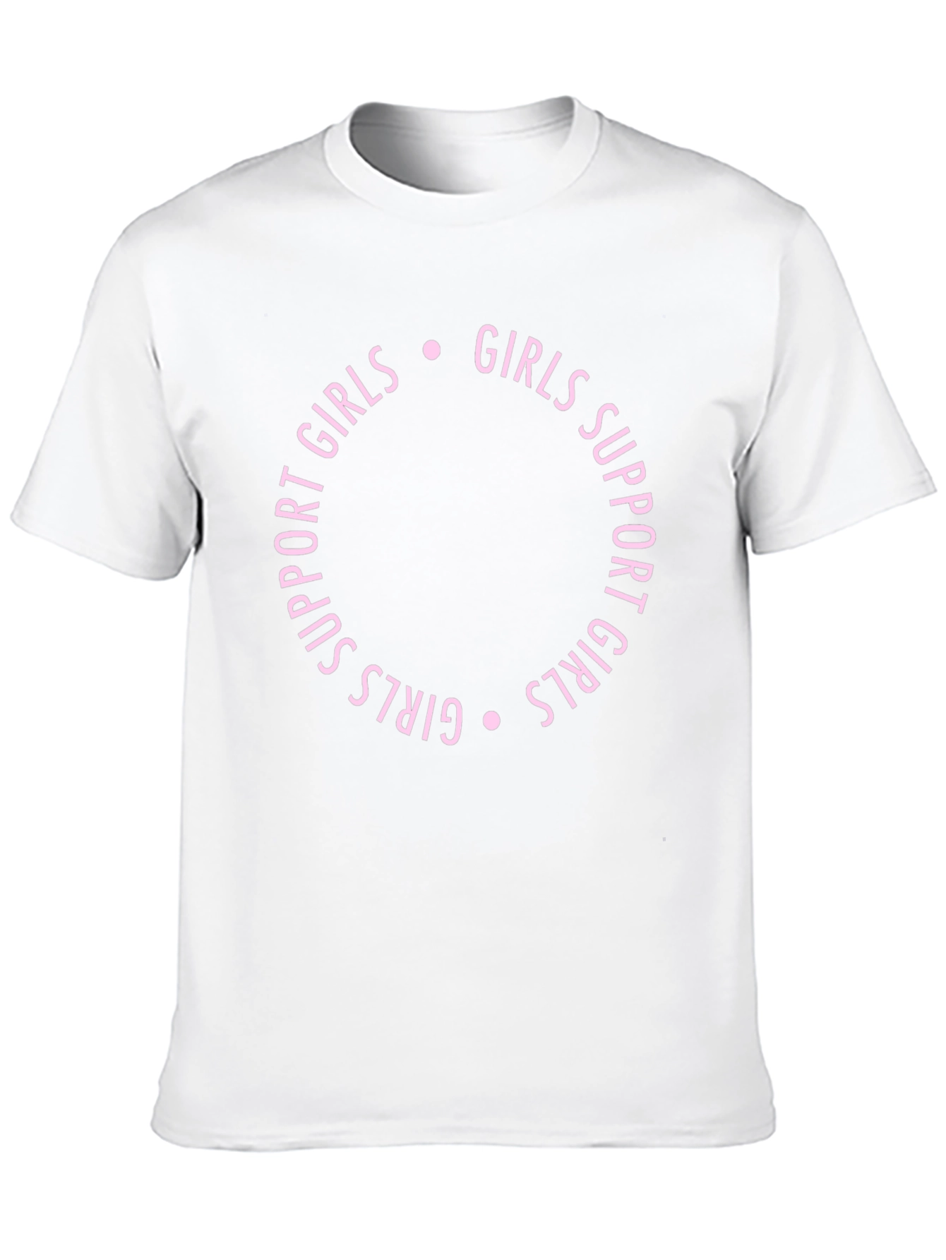 Girls Support Girls Graphic Tee - Black