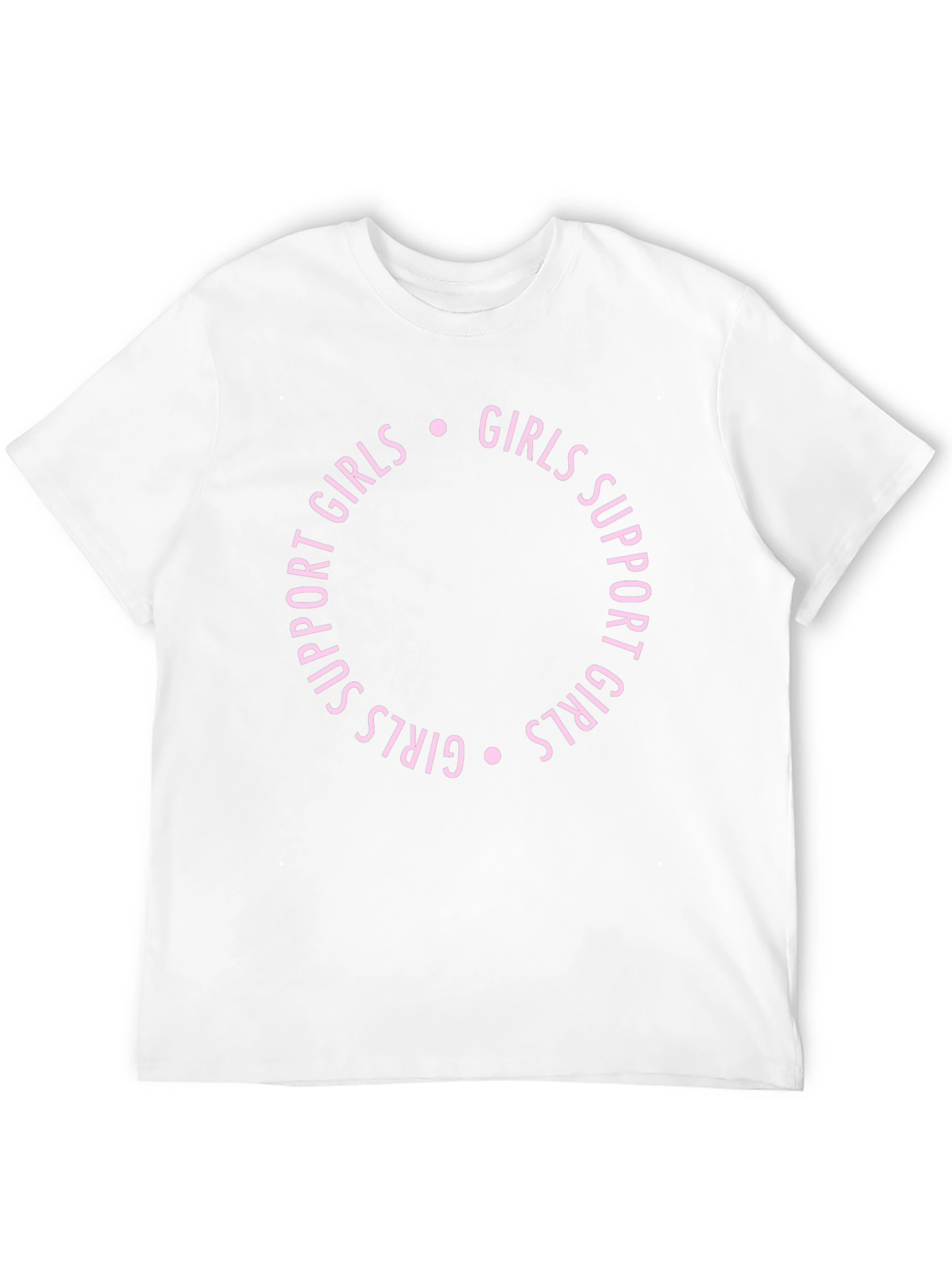 Girls Support Girls Graphic Tee - Black