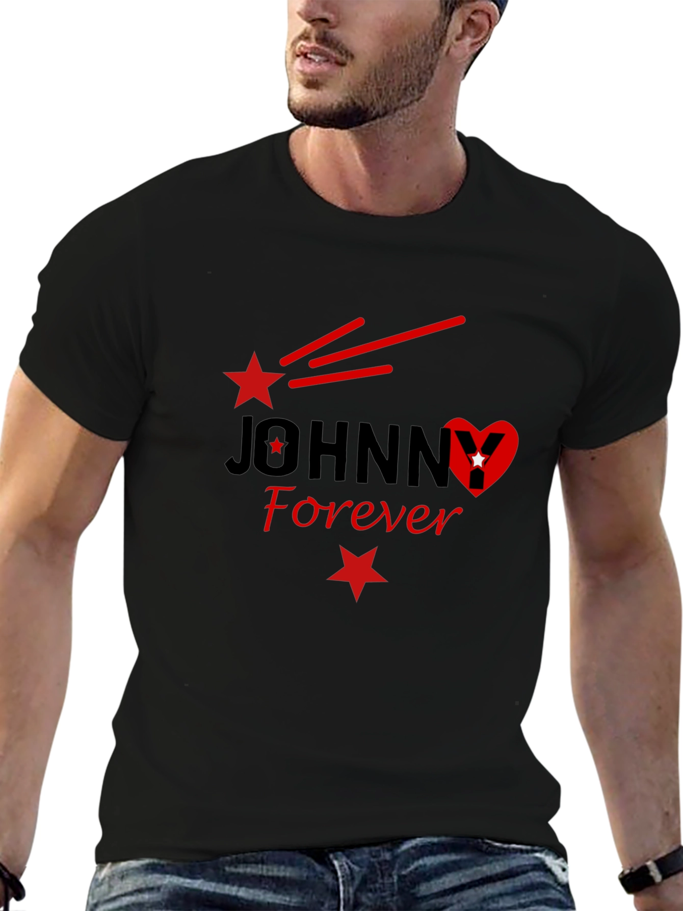 Johnny Forever Graphic Tee - Black