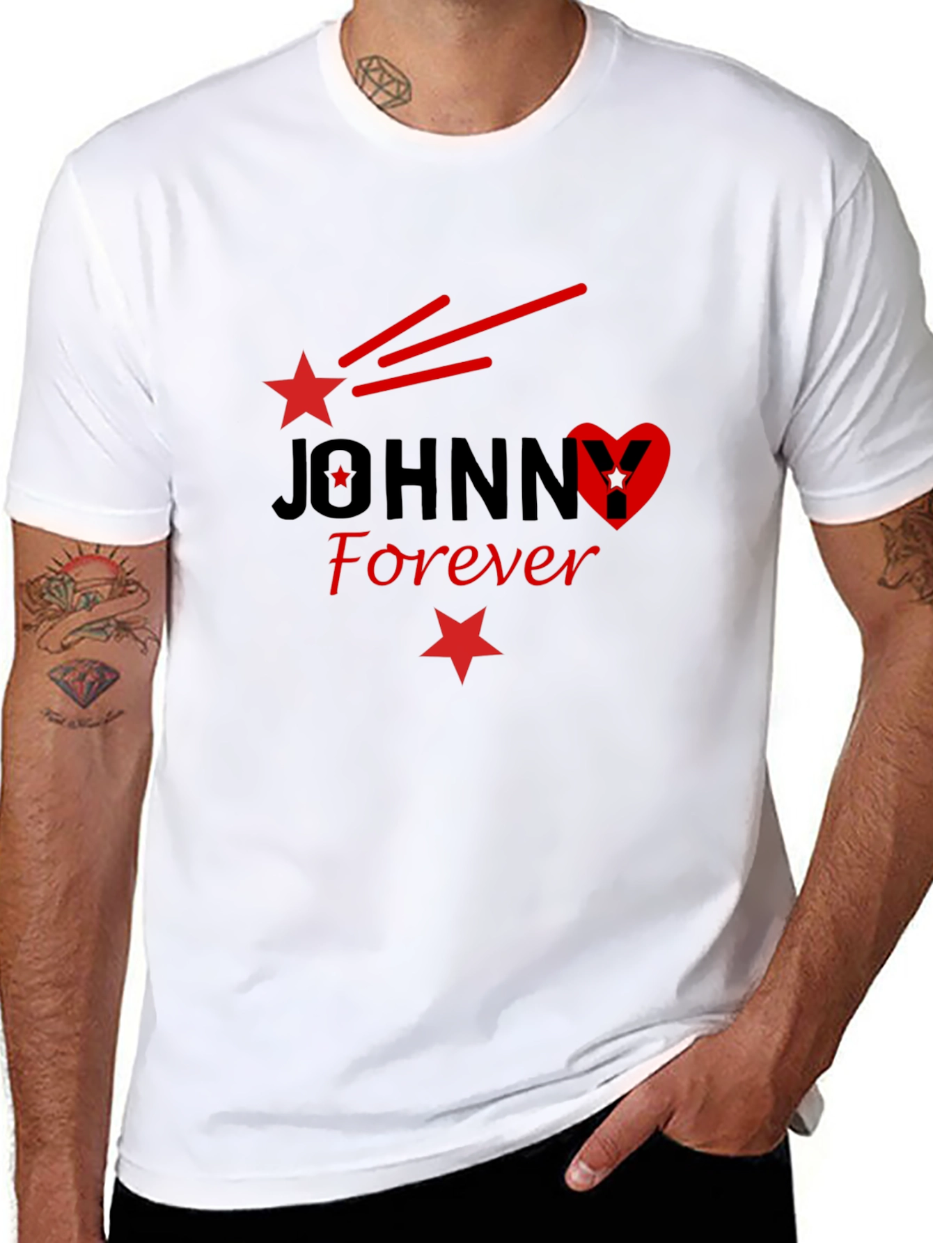 Johnny Forever Graphic Tee - Black
