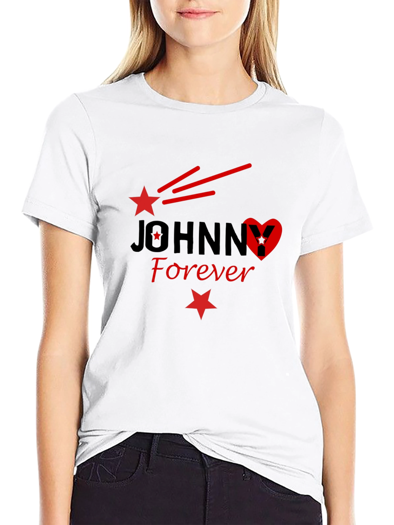 Johnny Forever Graphic Tee - Black