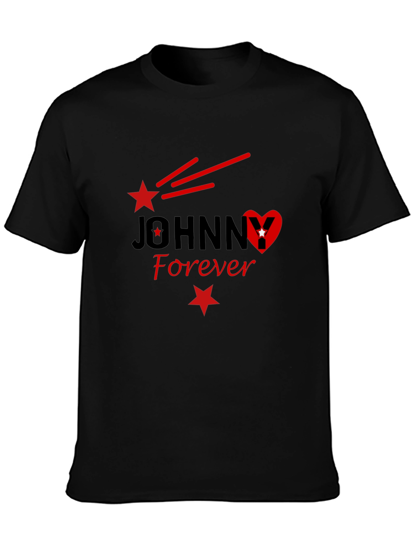 Johnny Forever Graphic Tee - Black