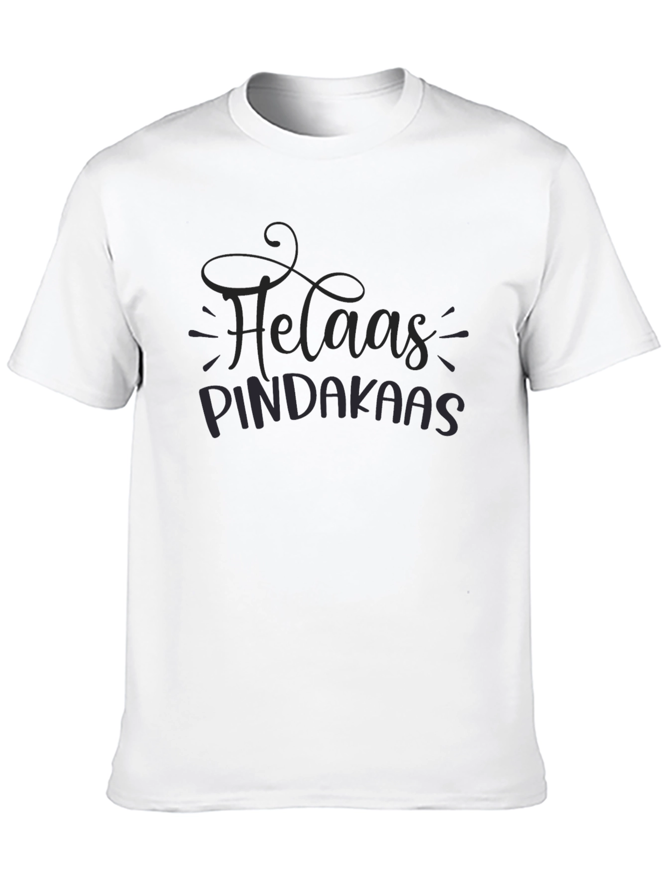 Helaas Pindakaas Graphic T-Shirt - Classic Black
