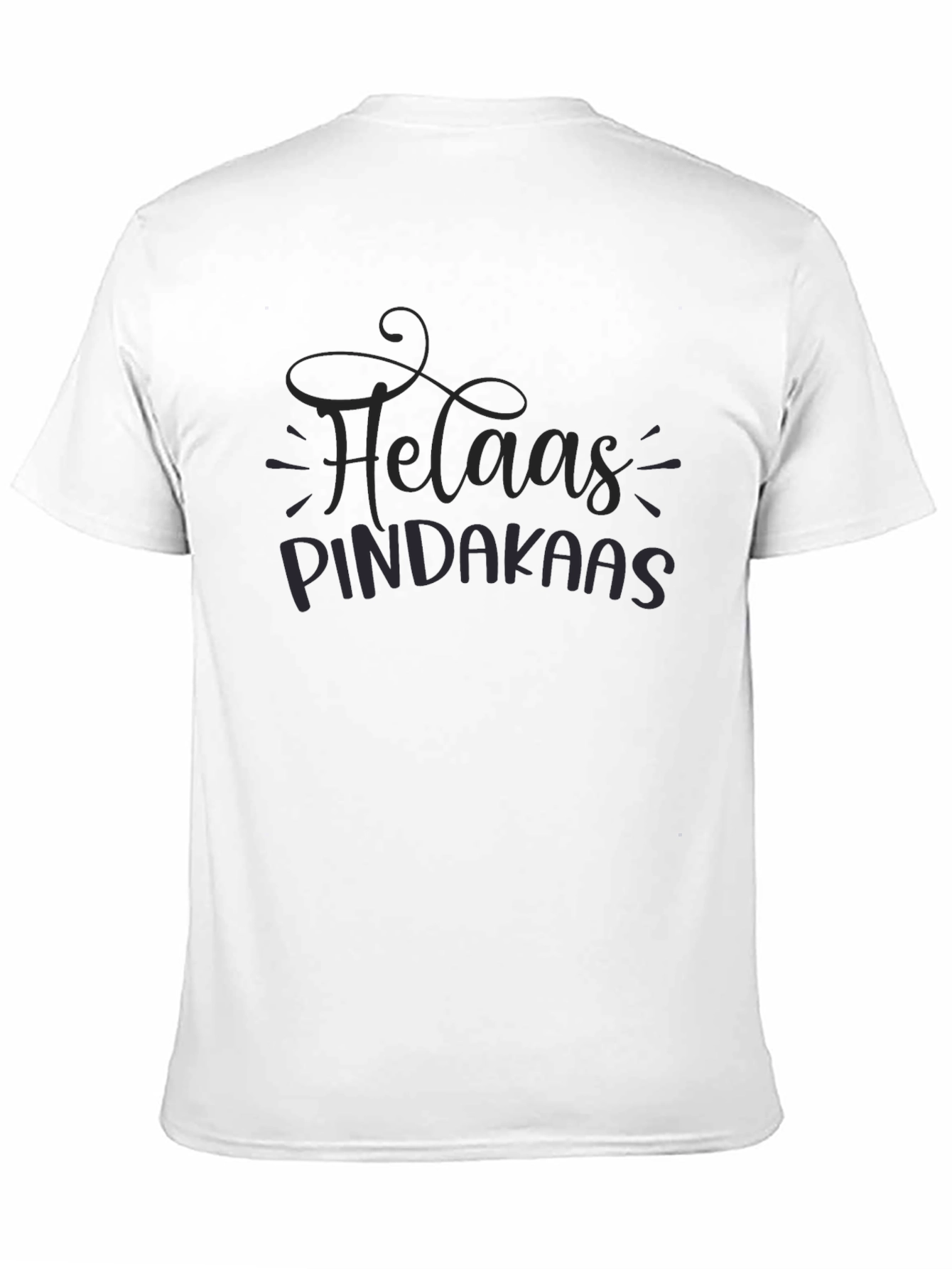 Helaas Pindakaas Graphic T-Shirt - Classic Black