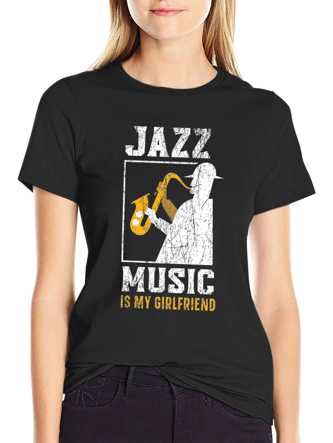 Jazz Music is My Girlfriend T-Shirt