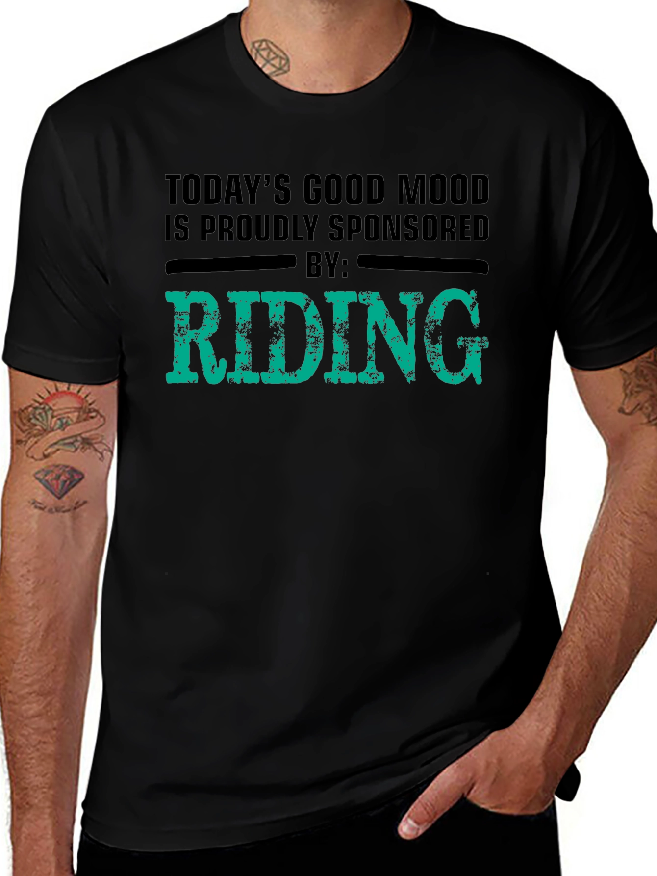 Riding Sponsored T-Shirt: Good Mood Maker
