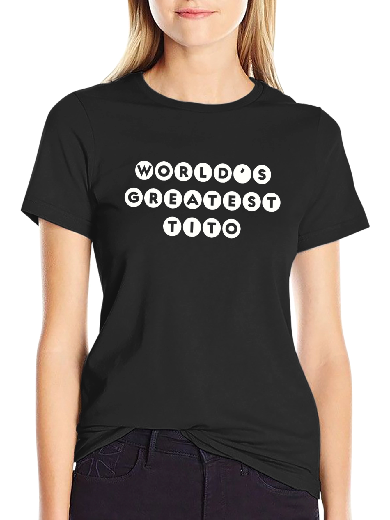 Worlds Greatest Tito Black T-Shirt