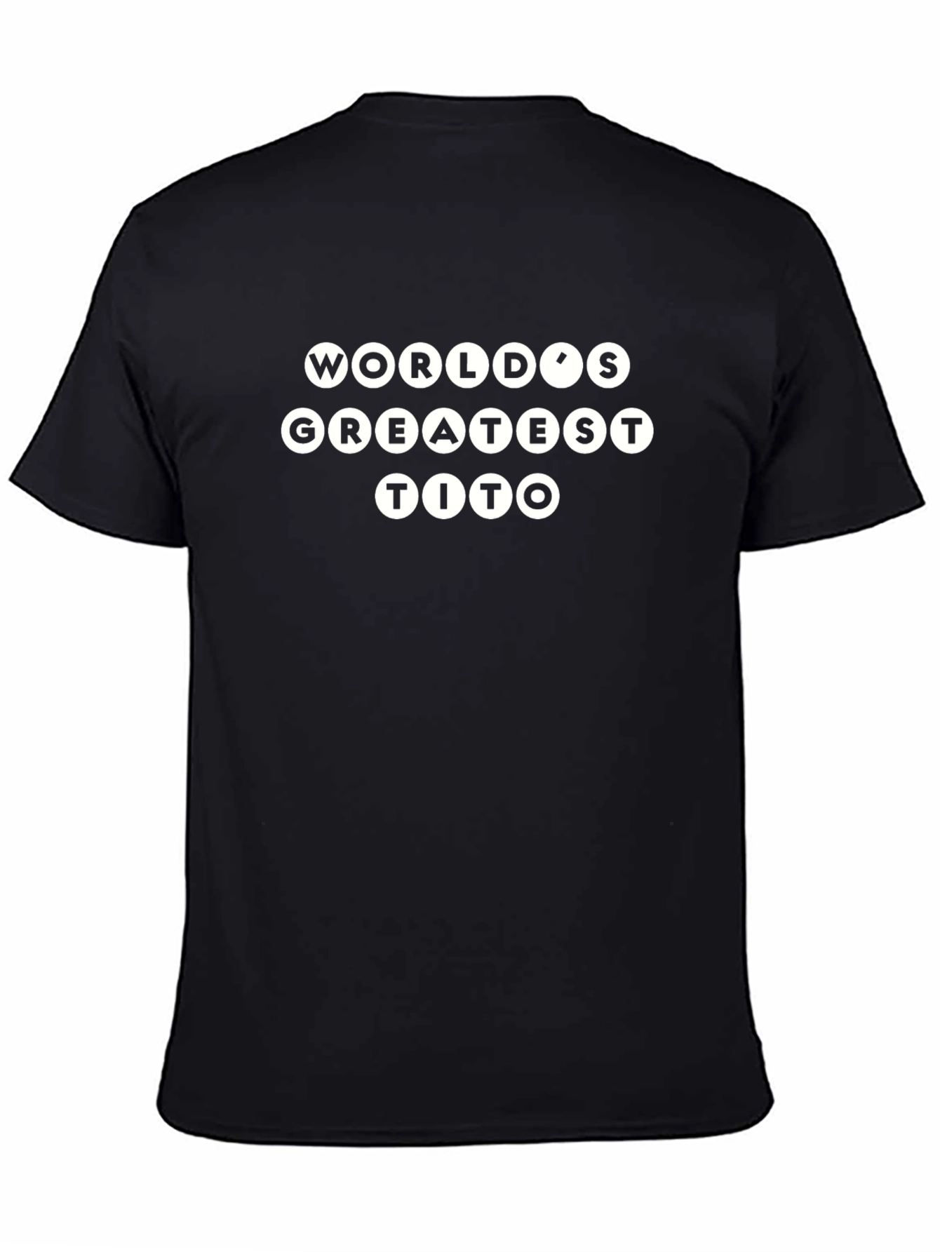Worlds Greatest Tito Black T-Shirt