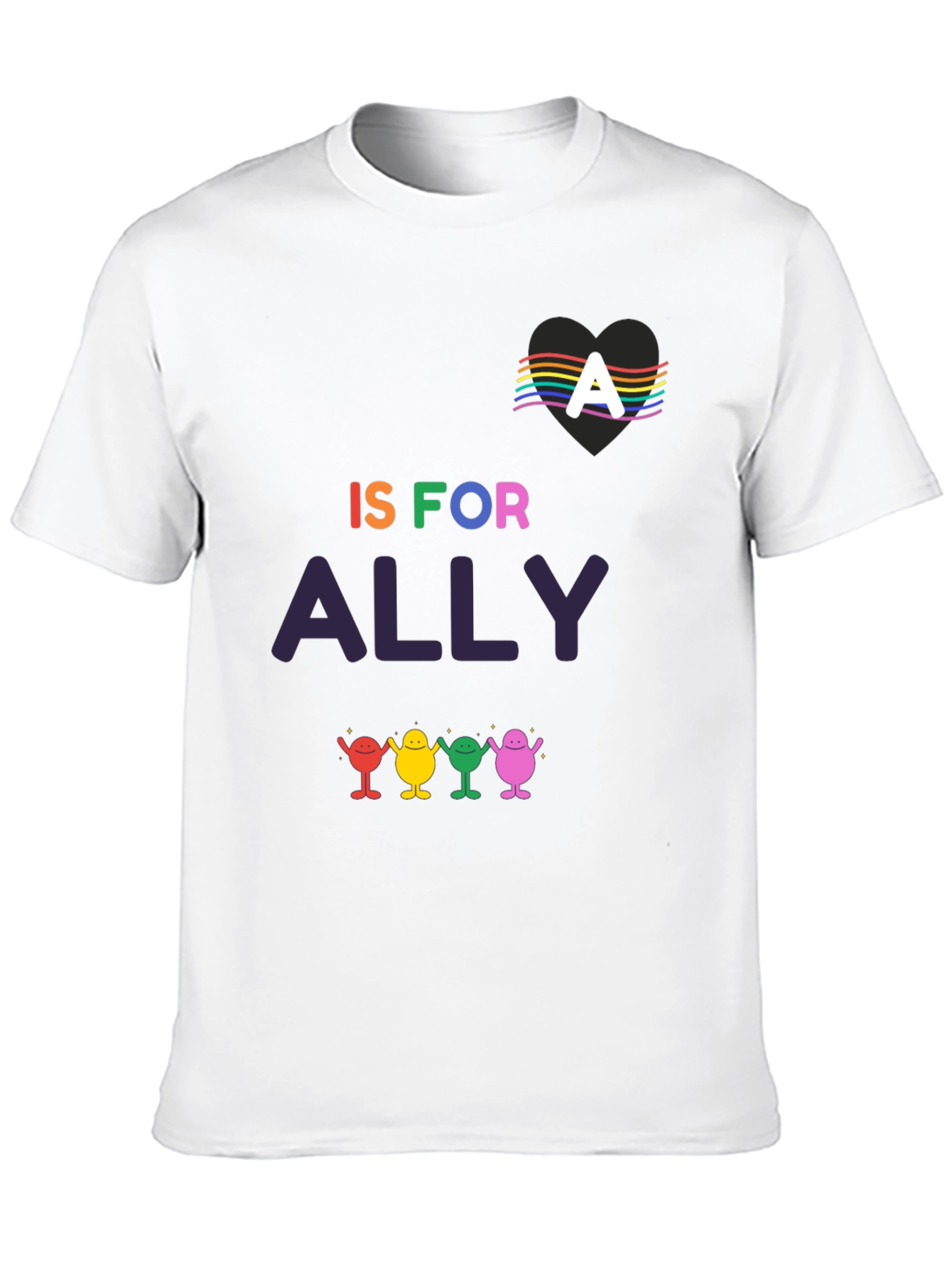 Ally Pride T-Shirt - LGBTQ+ Supporter Tee