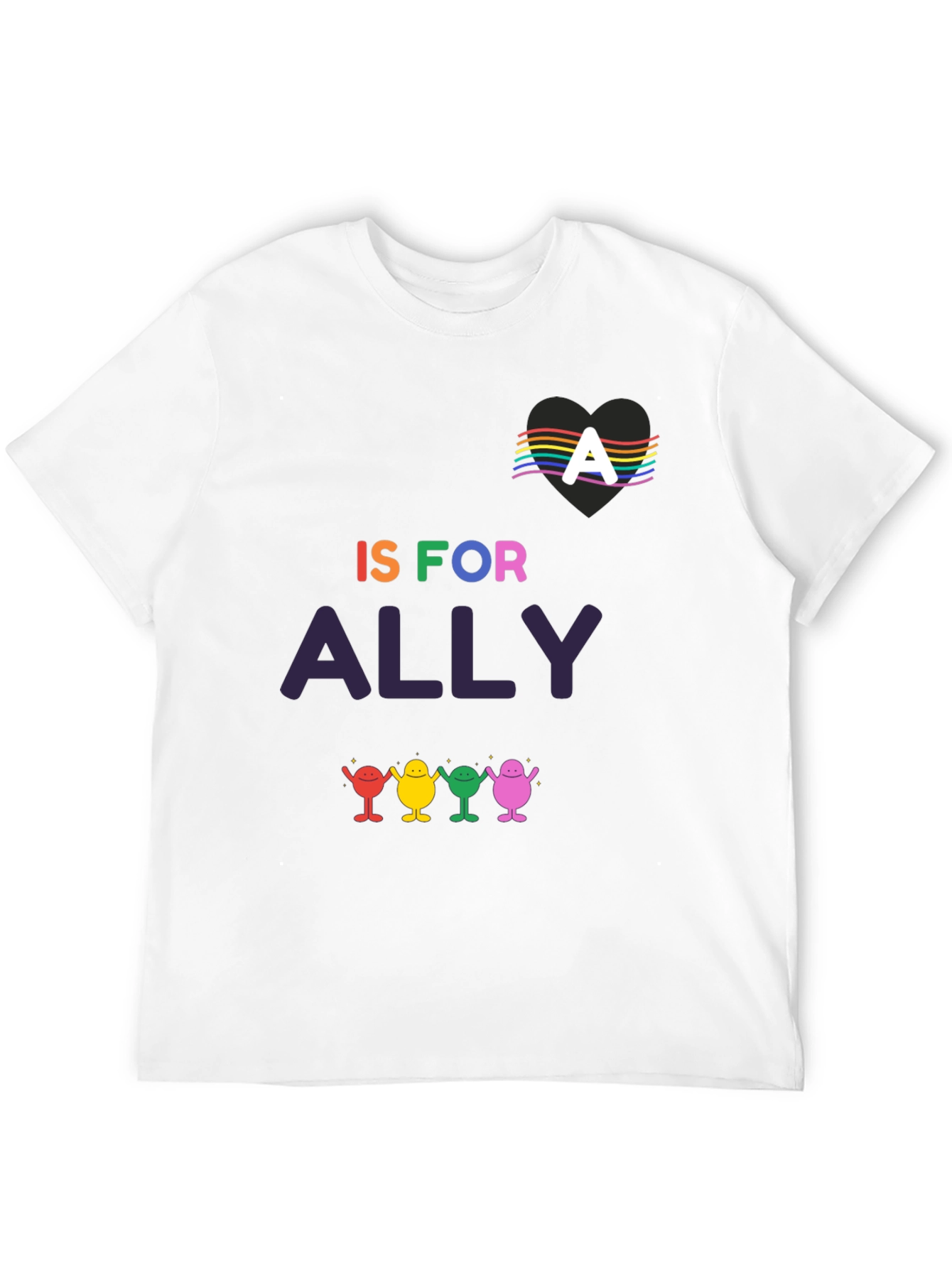 Ally Pride T-Shirt - LGBTQ+ Supporter Tee