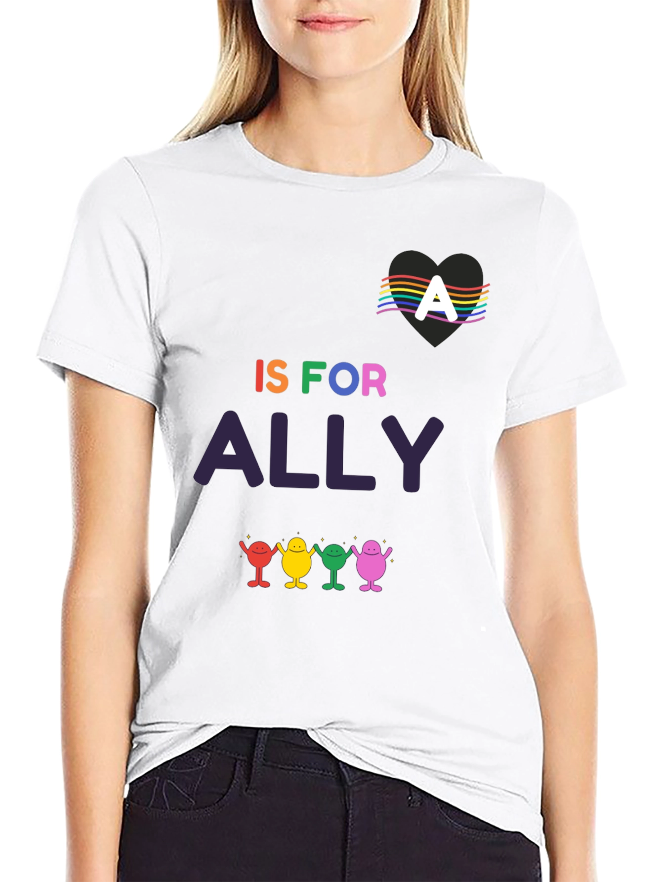 Ally Pride T-Shirt - LGBTQ+ Supporter Tee