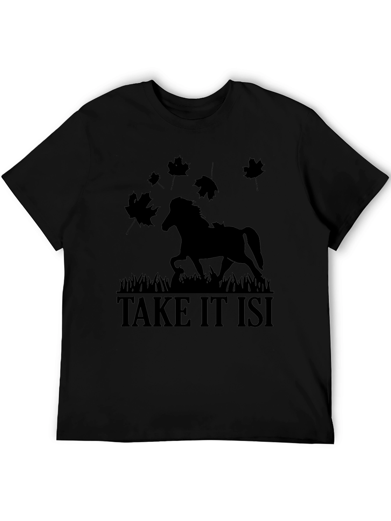 Take It Isi Horse Silhouette Graphic T-Shirt