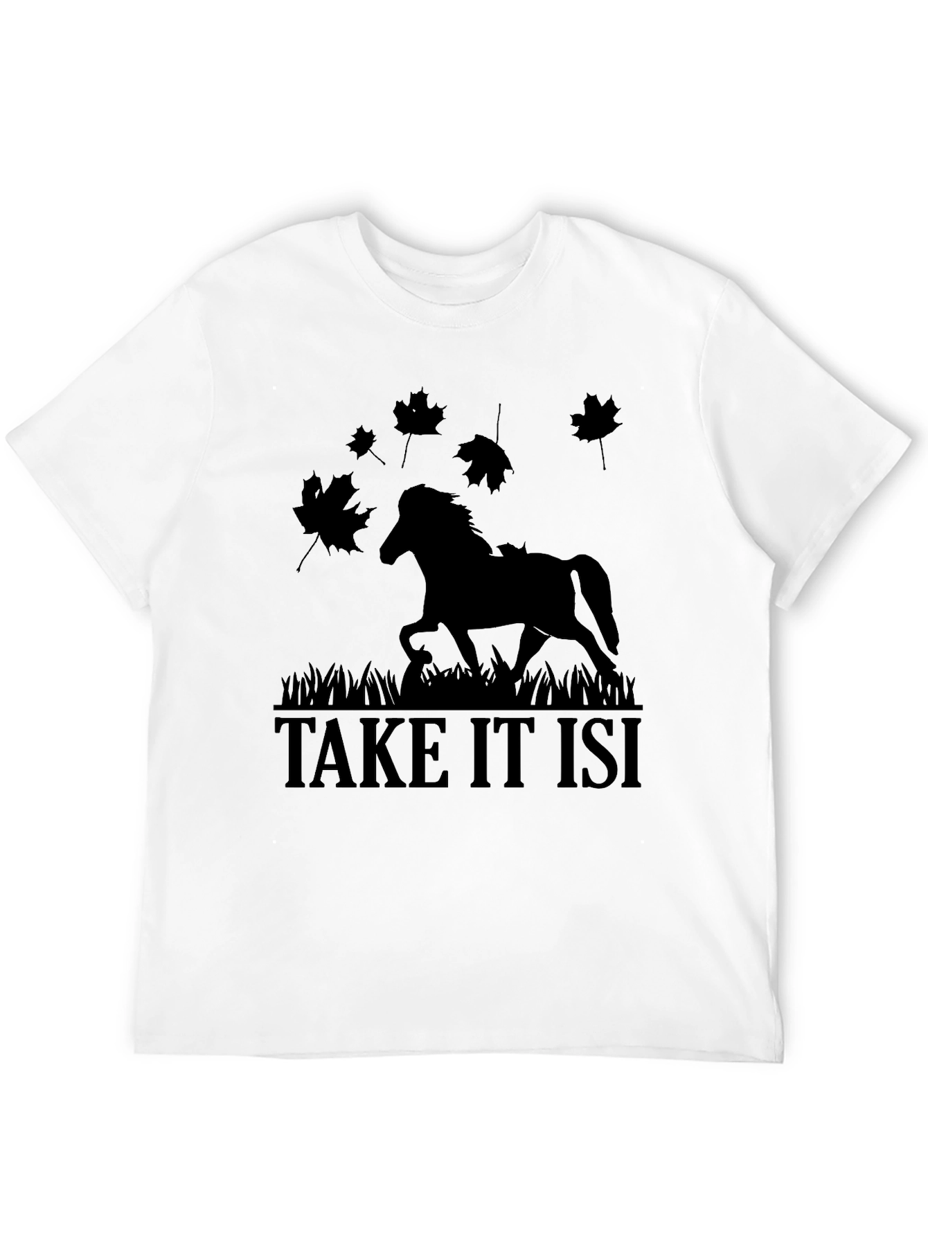 Take It Isi Horse Silhouette Graphic T-Shirt