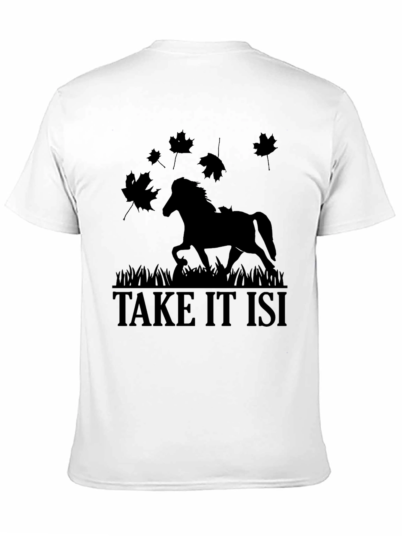 Take It Isi Horse Silhouette Graphic T-Shirt