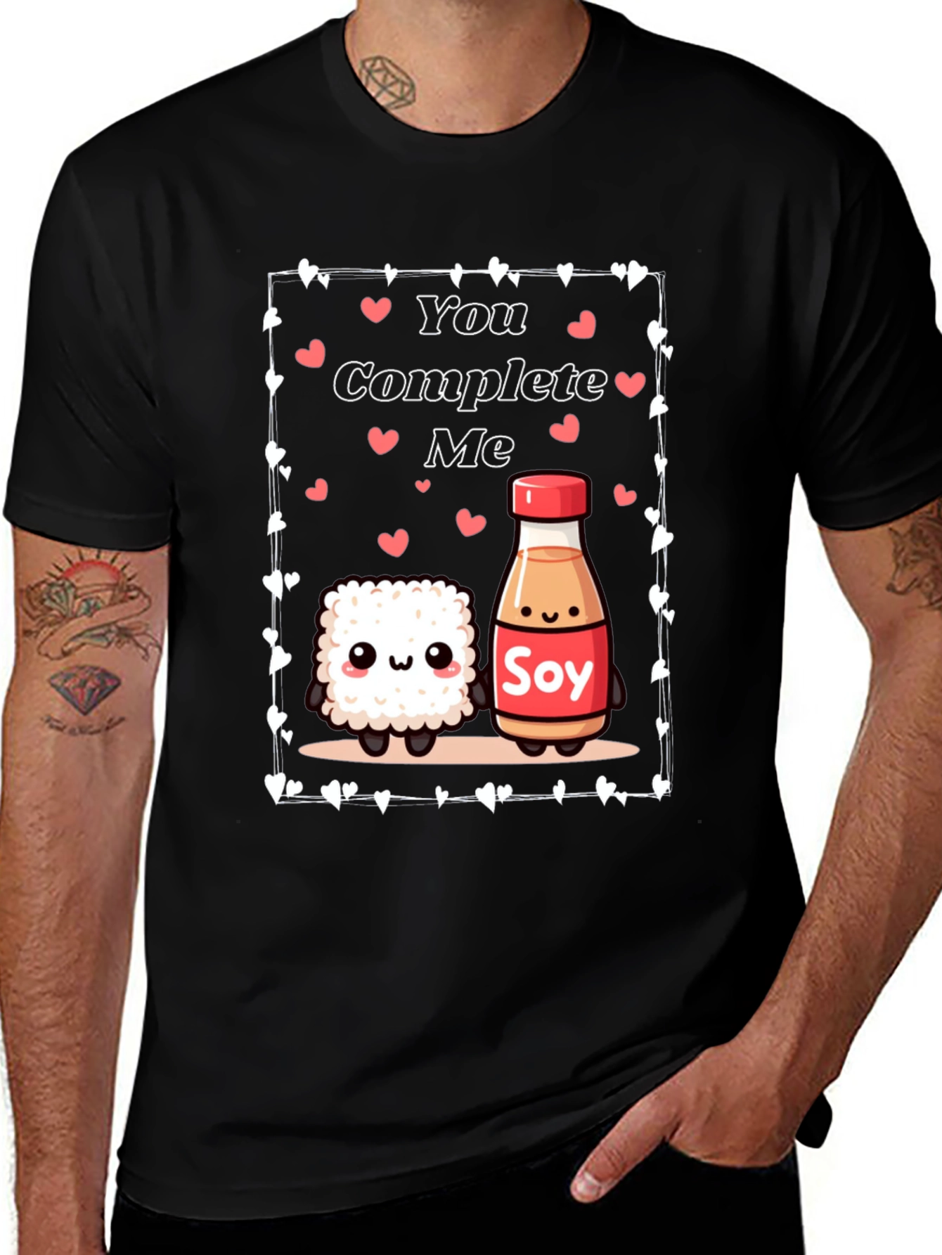 Sushi and Soy Sauce Graphic Tee: You Complete Me