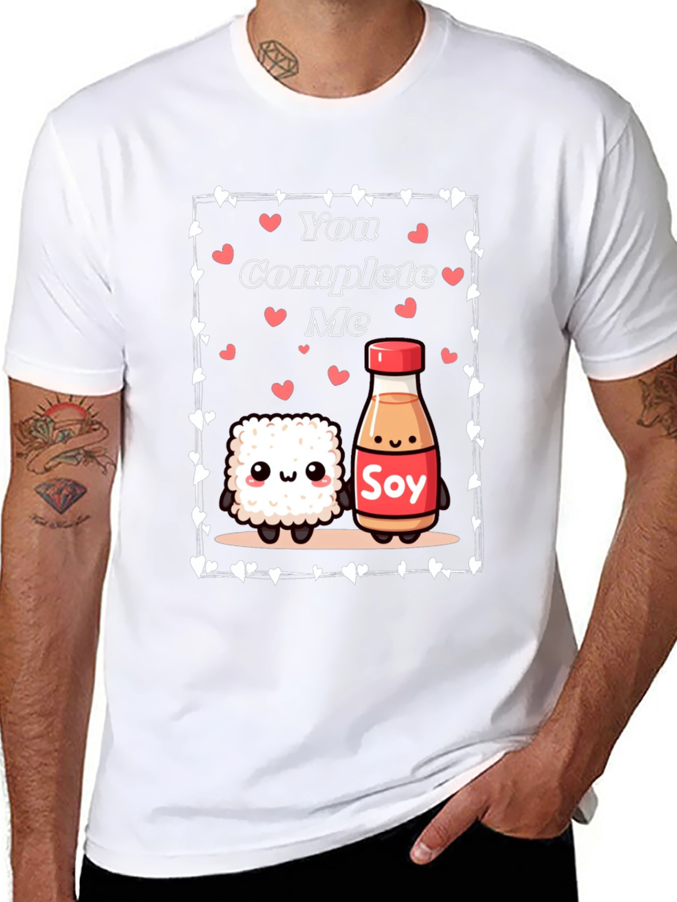 Sushi and Soy Sauce Graphic Tee: You Complete Me